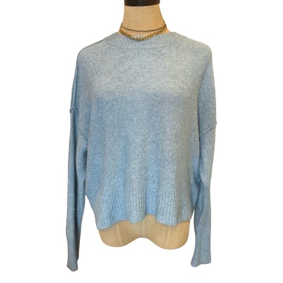 American Eagle Outfitters Sweaters - American Eagle Light Blue Crew Neck Sweater S